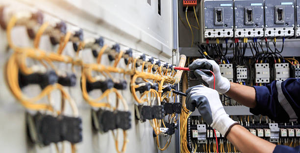 Professional Electrician technician working in Devon, PA